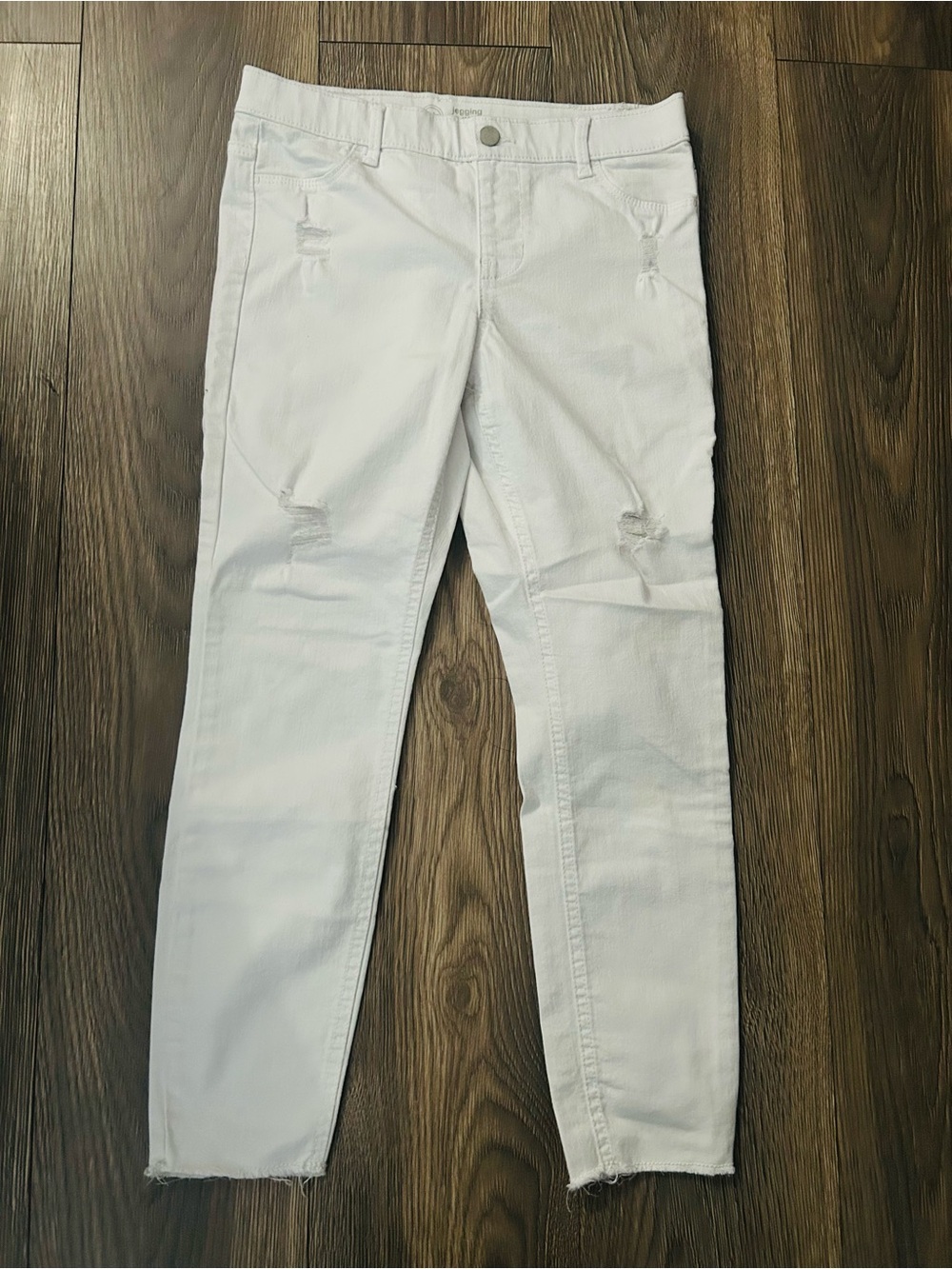 wonder nation White Skinny Distressed Jeans